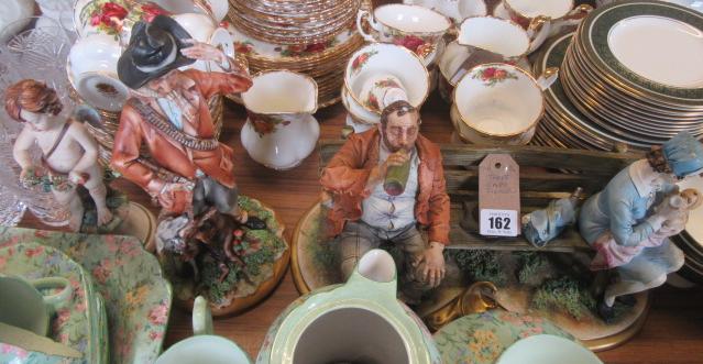 THREE CAPO DI MONTE FIGURES Image