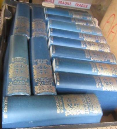 CHARLES DICKENS BOOKS AND WAVERLEY SET Image
