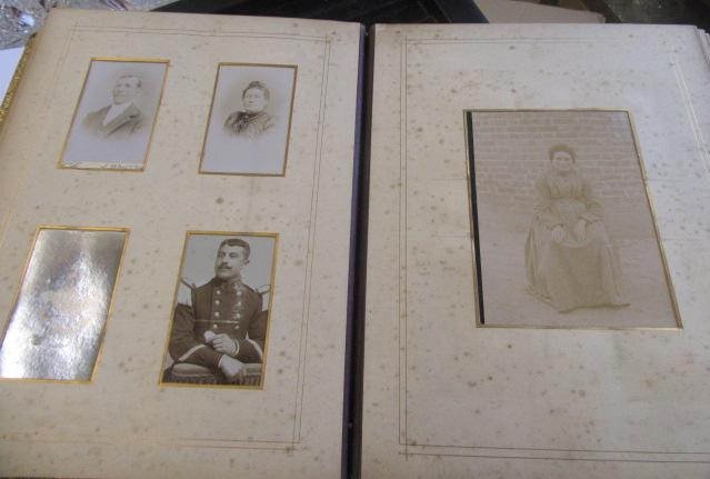 VICTORIAN MARQUETRY PHOTO ALBUM Image