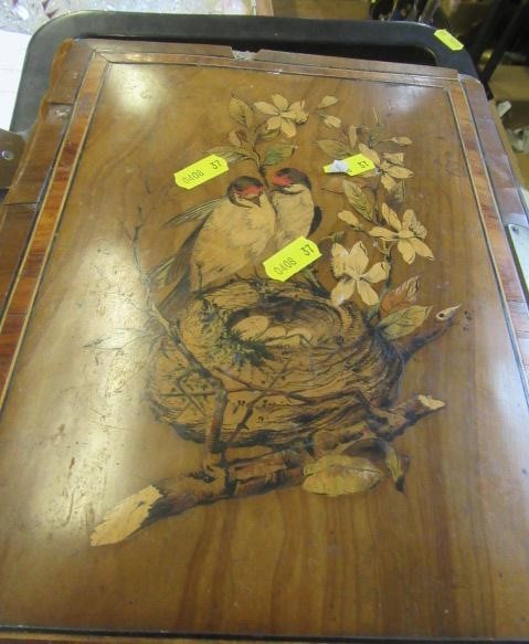 VICTORIAN MARQUETRY PHOTO ALBUM Image