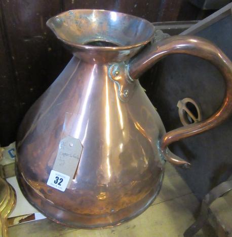 COPPER FOUR GALLON JUG Image