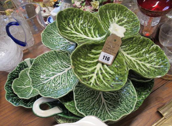 QUANTITY OF CABBAGE LEAF SERVING DISHES Image