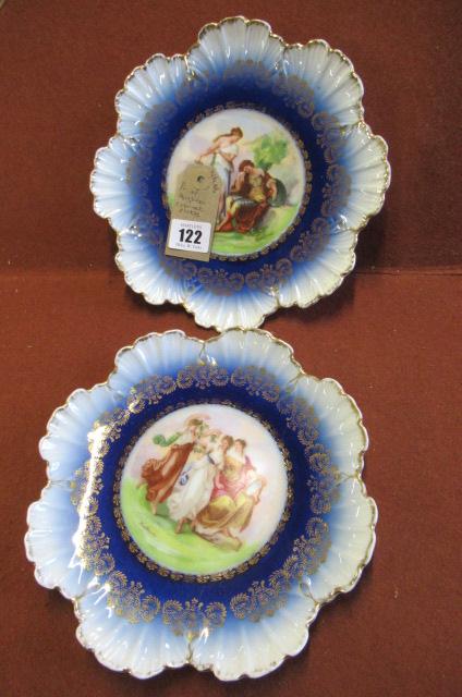 PAIR OF AUSTRIAN CABINET PLATES Image