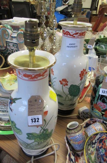 PAIR OF ORIENTAL LAMPS Image