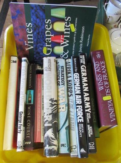 BOX OF WINE REFERENCE AND OTHER  BOOKS  Image