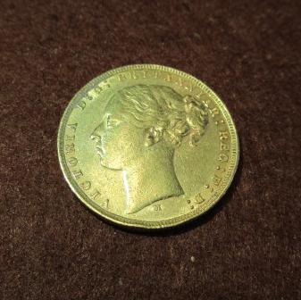 1880 GOLD SOVEREIGN Image