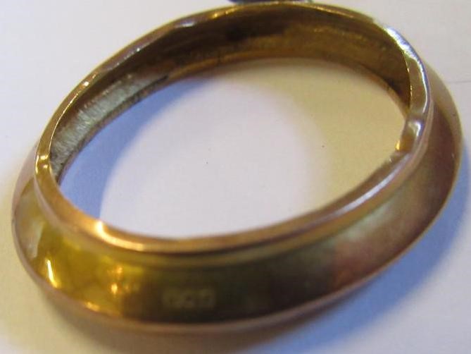 SILVER CASED WATCH  TWO OTHERS AND 9CT GOLD PENDANT Image