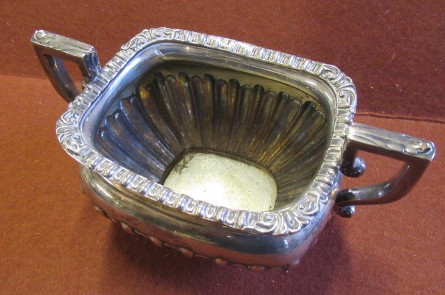 SILVER SUGAR BASIN  CHESTER 1907  9OZ 2DWTS Image