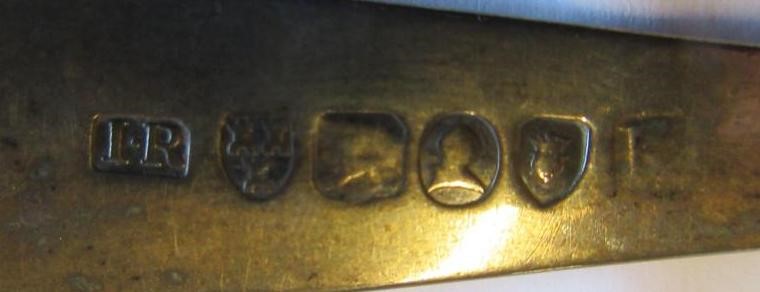 NEWCASTLE SILVER MILK JUG AND TABLESPOON  Image