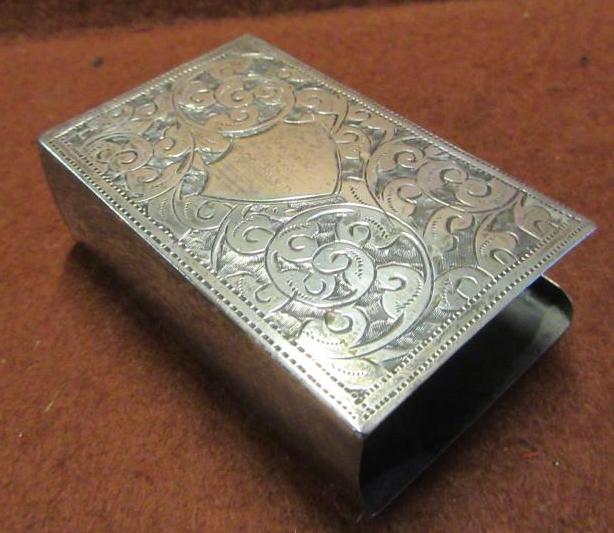 SILVER MATCH BOX CASE AND SMALL BOX Image