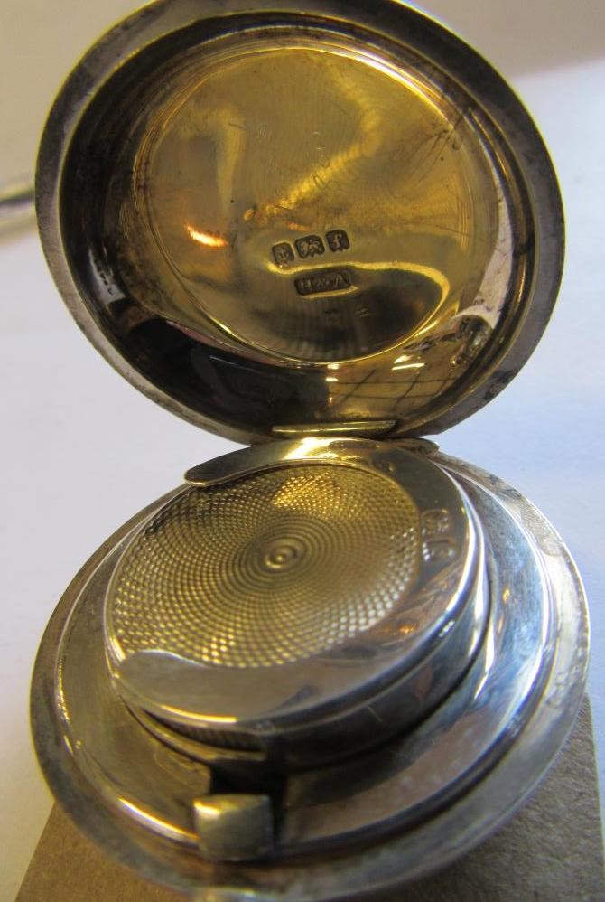 SILVER SOVEREIGN HOLDER    BIRMINGHAM 1905 Image