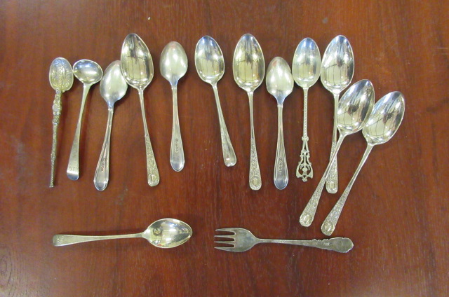 MIXED SILVER FLAT WARE Image