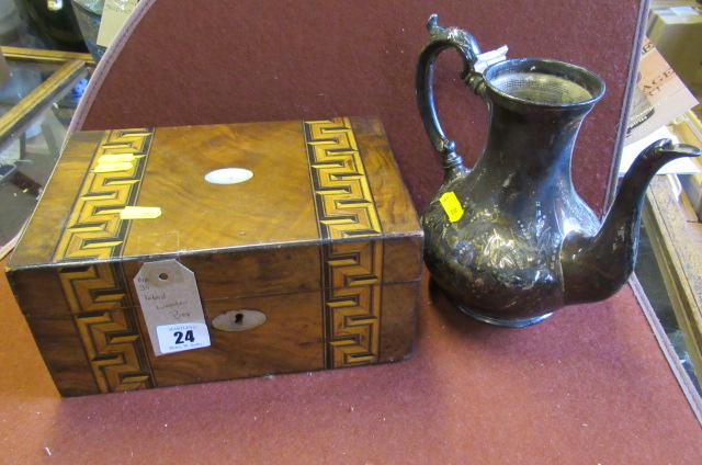 INLAID BOX AND TEAPOT Image