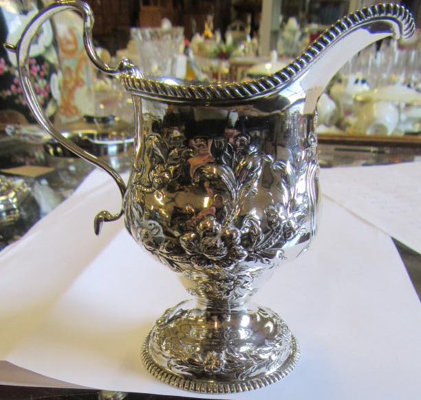 GEORGIAN SILVER JUG LONDON 1769 3OZS 16DWTS Image