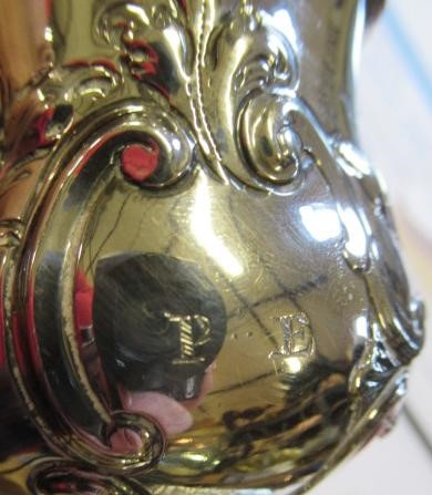 GEORGIAN SILVER JUG LONDON 1769 3OZS 16DWTS Image