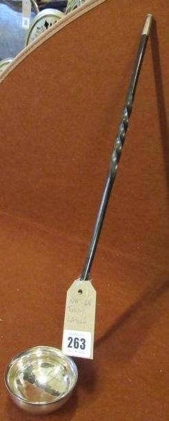 SILVER PLATED TODDY LADLE Image