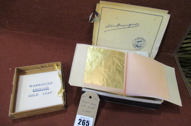 SMALL BOX OF GOLD LEAF Image