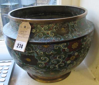 LARGE CLOISONNE JARDINIERE Image