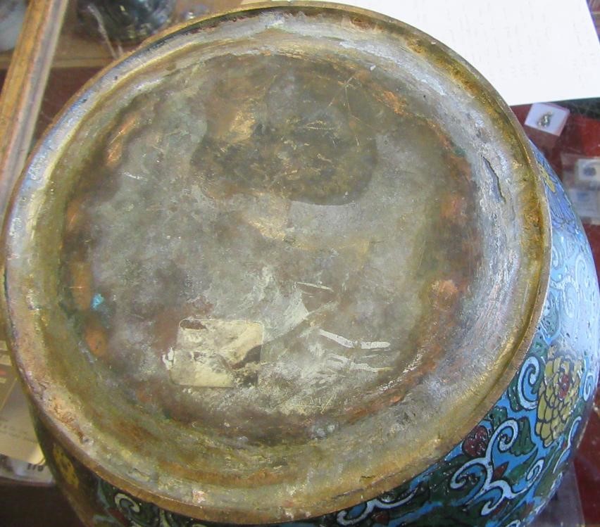 LARGE CLOISONNE JARDINIERE Image
