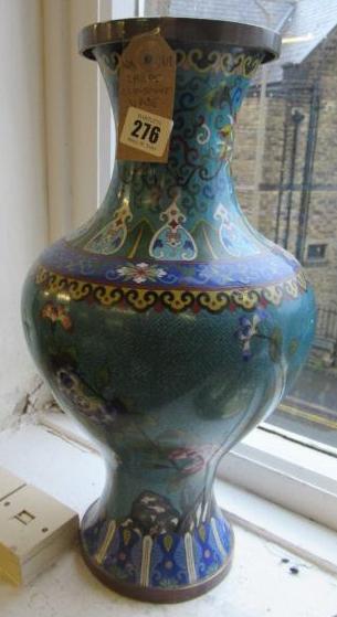 LARGE CLOISONNE VASE Image