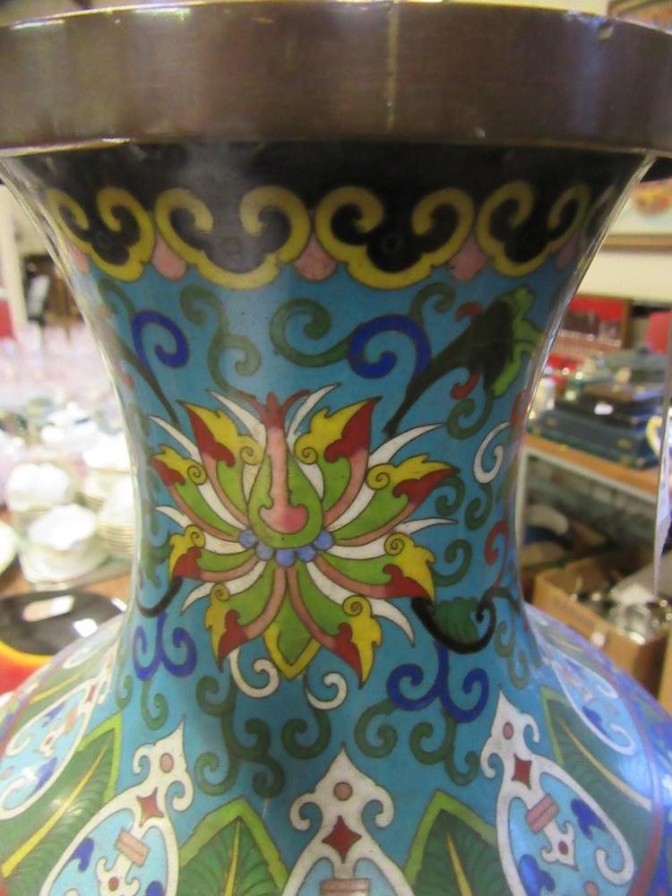 LARGE CLOISONNE VASE Image