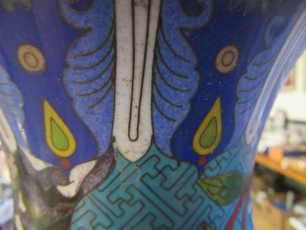 LARGE CLOISONNE VASE Image