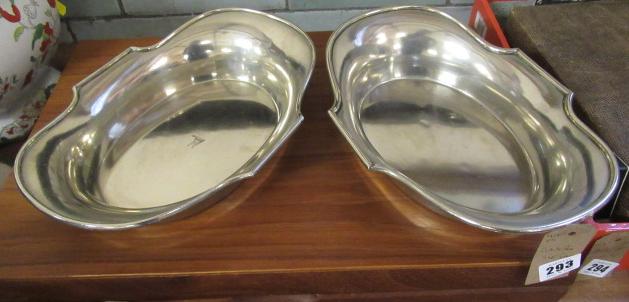 TWO WHITE STAR LINE TRAYS Image