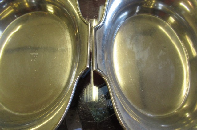 TWO WHITE STAR LINE TRAYS Image