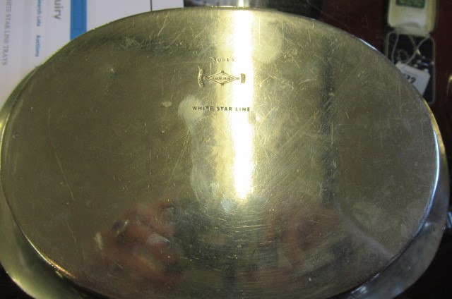 TWO WHITE STAR LINE TRAYS Image