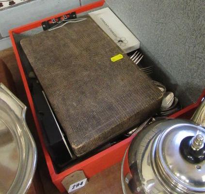 BOX OF CUTLERY Image