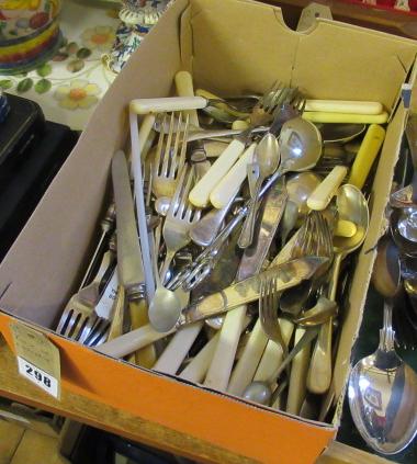 BOX OF CUTLERY Image