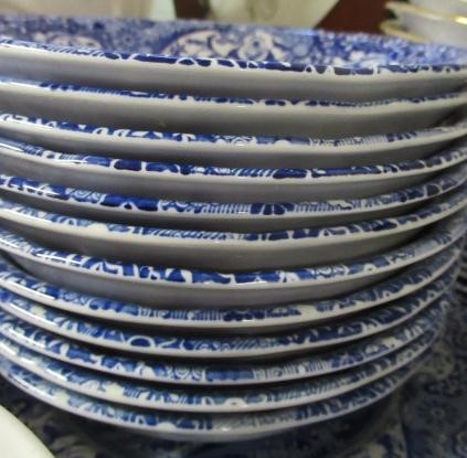 LARGE QUANTITY OF SPODE BLUE AND WHITE DINNER WARE Image