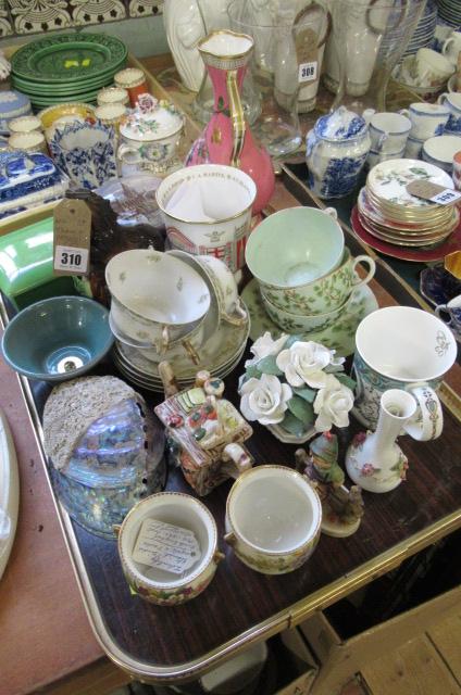 TRAY OF CERAMICS Image