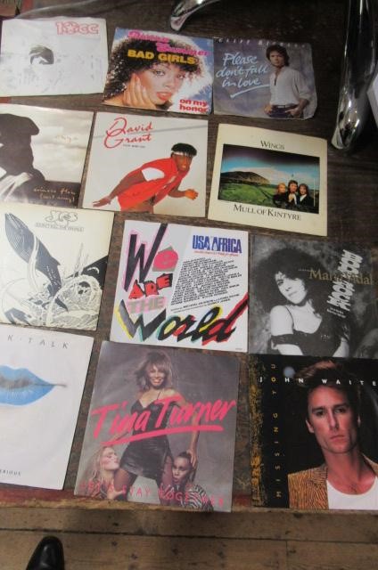 TWO BOXES OF 45RPM RECORDS Image