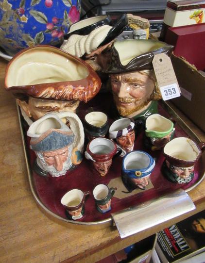 QUANTITY OF ROYAL DOULTON AND OTHER CHARACTER JUGS  Image