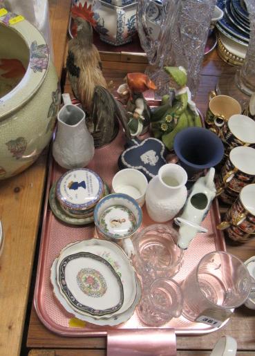 TRAY OF HUMMEL AND WEDGWOOD ETC Image