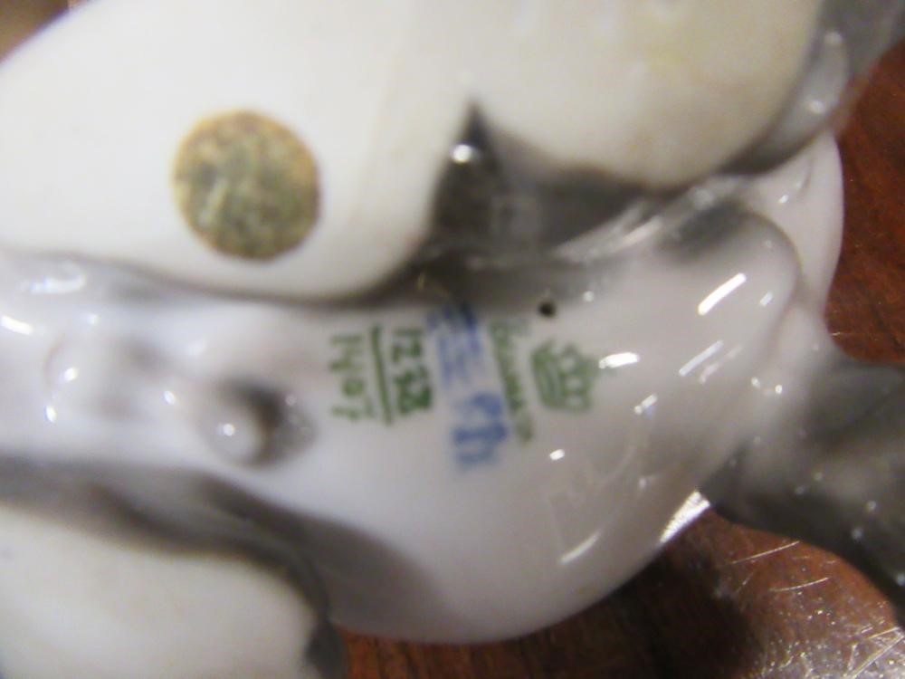 TWO ROYAL COPENHAGEN PUPPIES Image