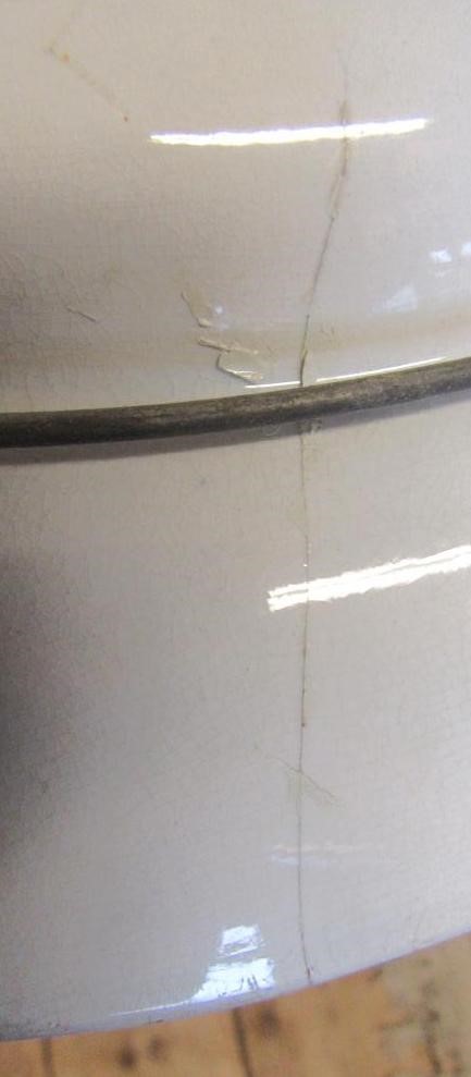 TWO BLUE AND WHITE MEAT PLATES Image