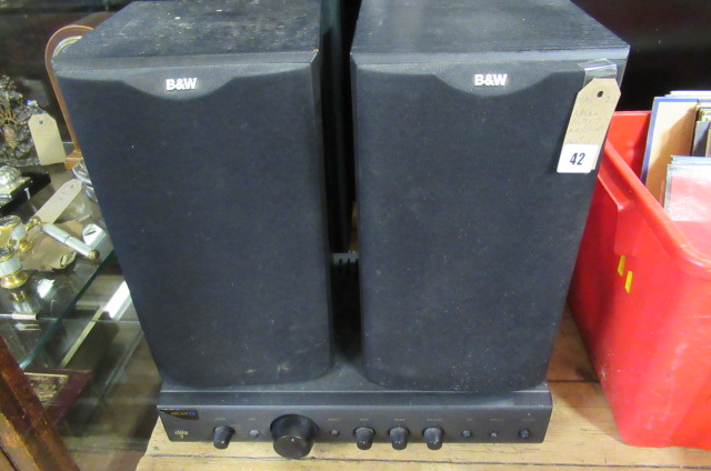 ARCAN ALPHA SEVEN AMP AND PAIR OF SPEAKERS Image