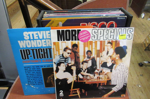 CASE OF LP RECORDS Image