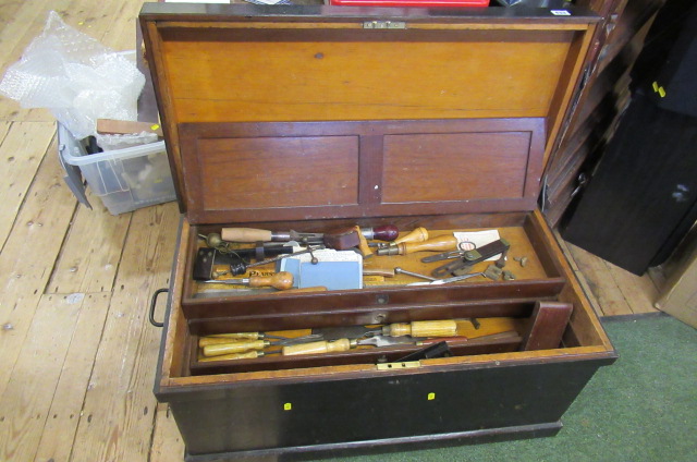 CABINET MAKERS TOOL CHEST AND TOOLS Image