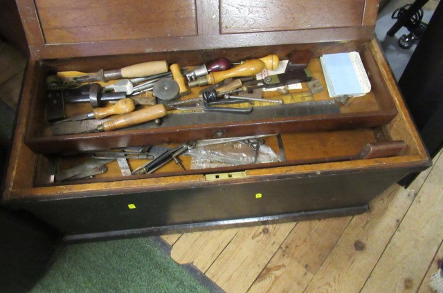 CABINET MAKERS TOOL CHEST AND TOOLS Image