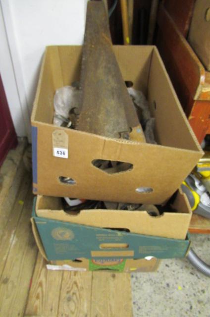 THREE BOXES OF OLD TOOLS Image