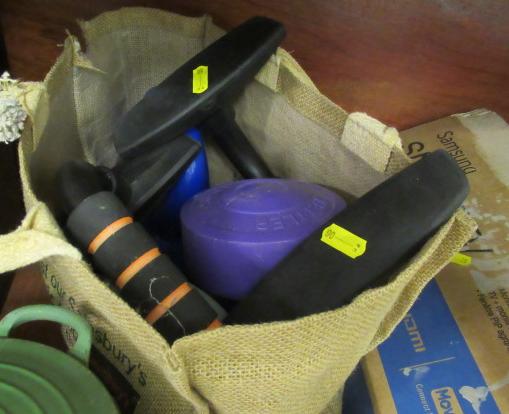 BAG OF GYM WEIGHTS ETC Image