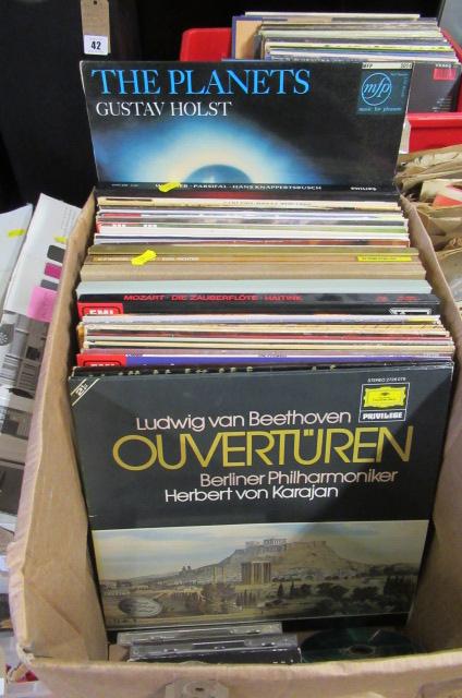 BOX OF LP RECORDS Image