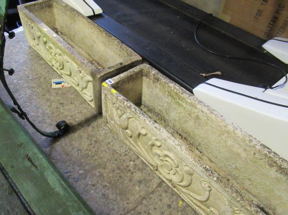 TWO GARDEN TROUGHS Image