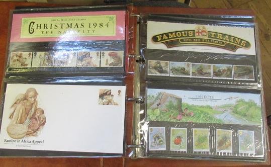 ALBUM OF COLLECTION OF MINT AND DECIMAL PACKS ETC  Image