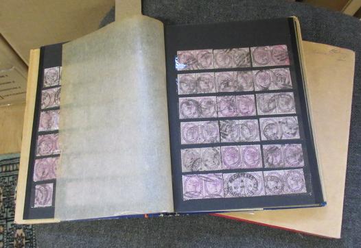 TWO ALBUMS OF GB STAMPS Image