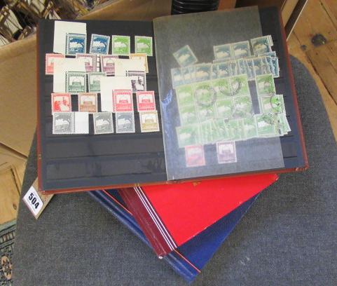THREE ALBUMS OF AFRICAN STAMPS ETC Image