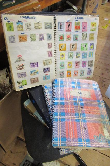 FIVE ALBUMS OF WORLD STAMPS Image